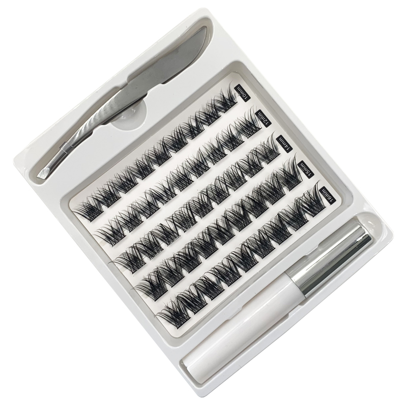DIY Cluster False Lashes 45 Pcs Eyelash Set With Tweezers (4).jpg