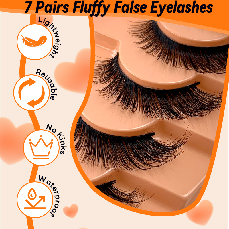 Hinarin Fox Eye Eyelashes – 3D Angel Wing False Lashes for a Mesmerizing Gaze (3)