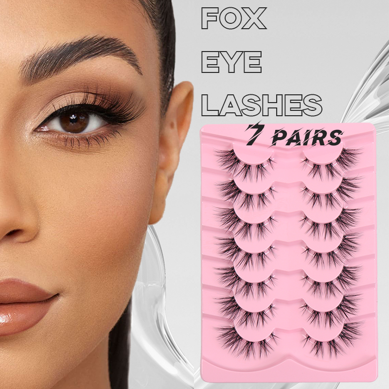 Hinarin Fox Eyes Eyelashes – Fluffy, Wispy & Naturally Glamorous (2)