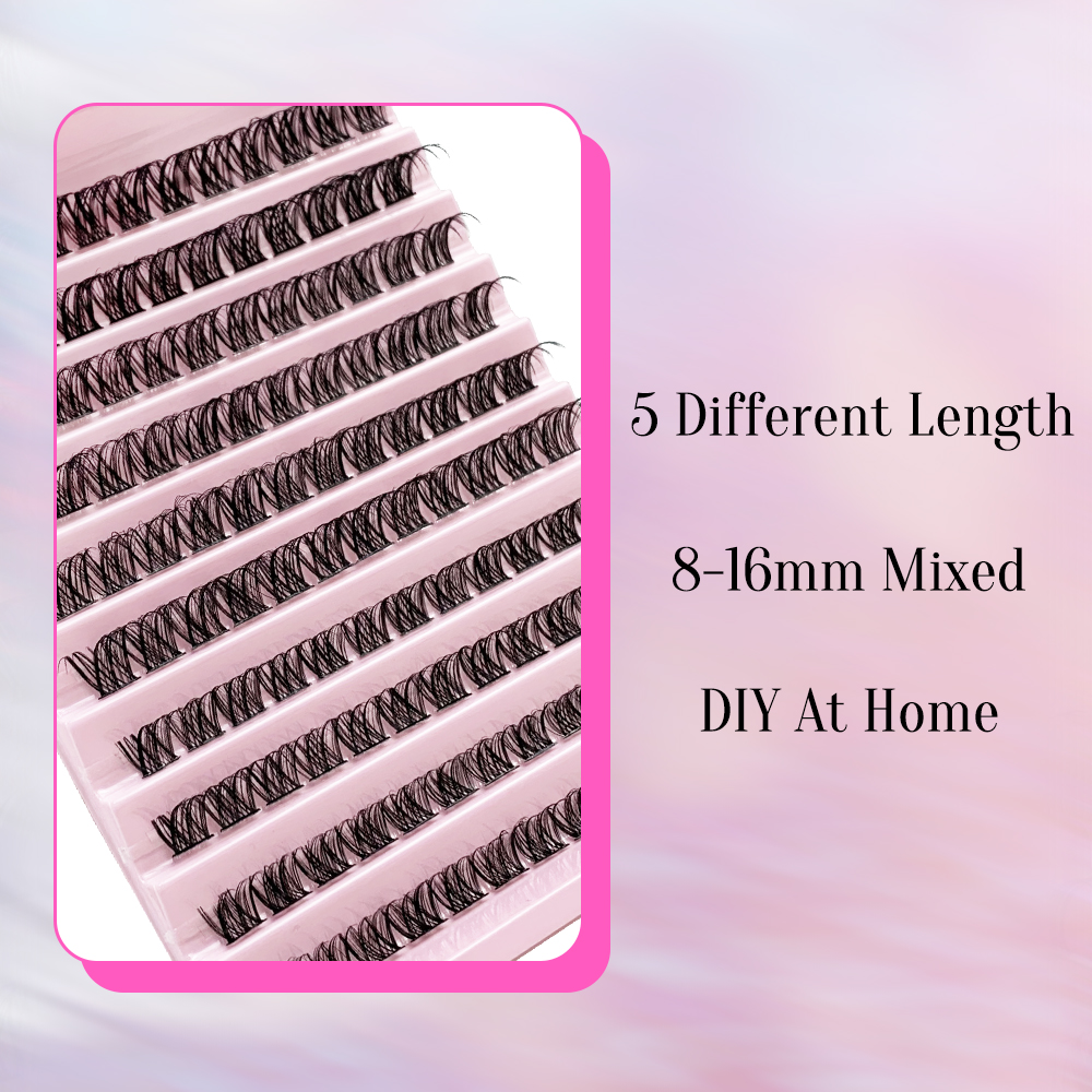 Natural Long Cluster Eyelashes (6)