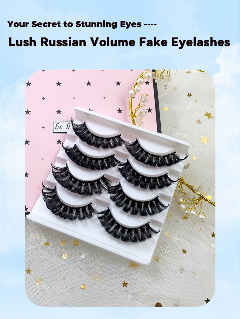 DD Curl Mink Eyelashes – 4 Pairs Volume Bulk False Lashes-1 (1)
