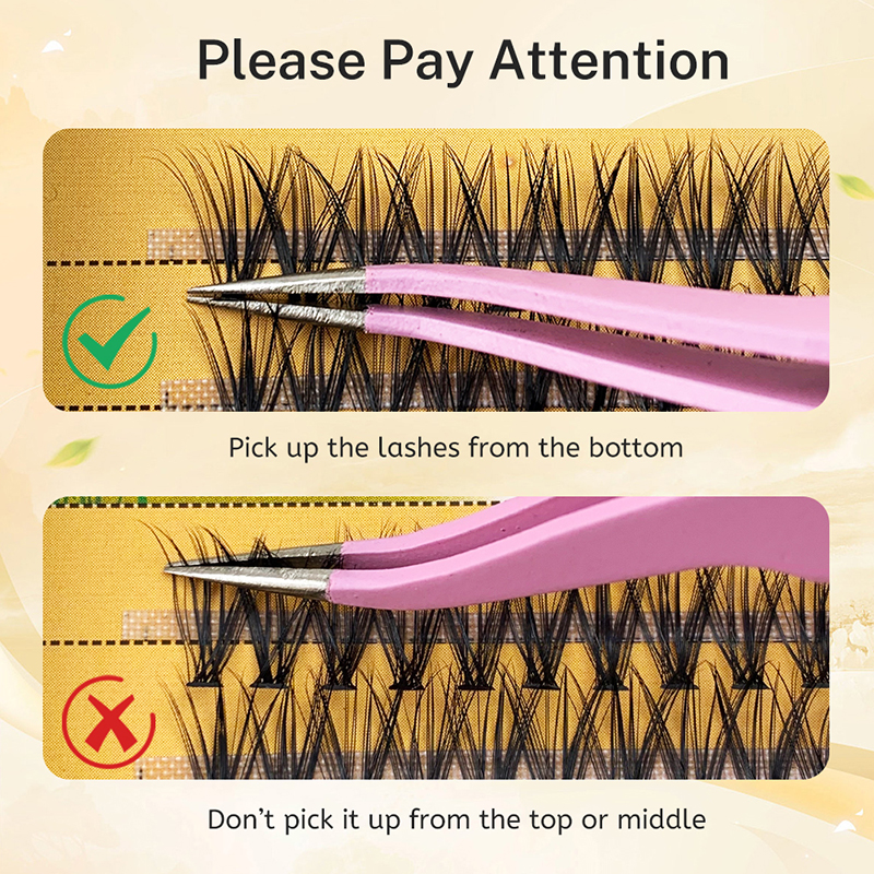 Cluster Lashes Free Shipping Individual Lashes Extensions 60 Clusters Wholesale 100% Human Fluffy 20D 12MM Segmented Make Up (6).jpg