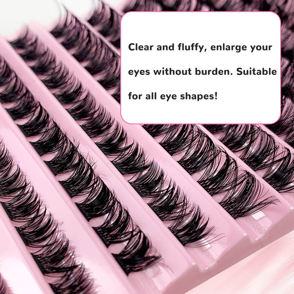 Individual DIY Cluster Lashes 120 (4)