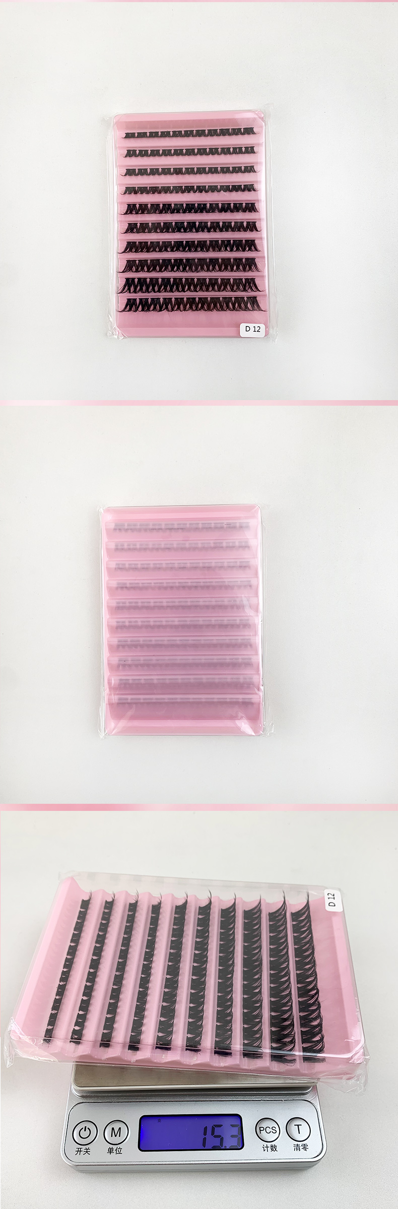 Cluster Eyelashes Mixed Lengths (8)