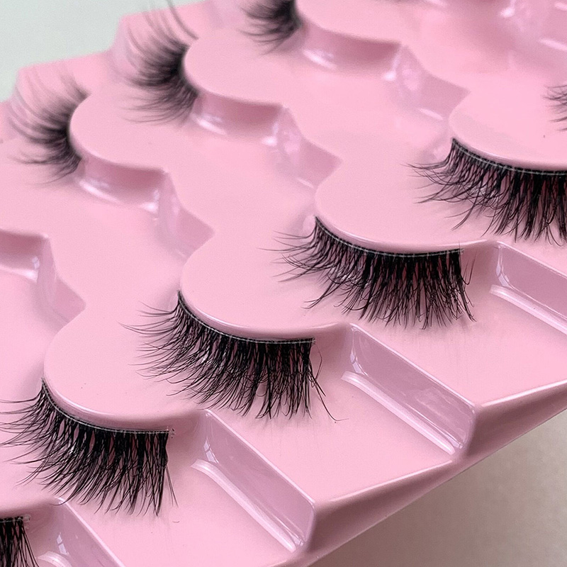 Half Cat Lashes Mink Fluffy Cat Eye Natural Fluffy (7 Pairs) - Reusable Makeup Tools, Faux Fox Eye Wispy Fake Winged Lashes (4).jpg