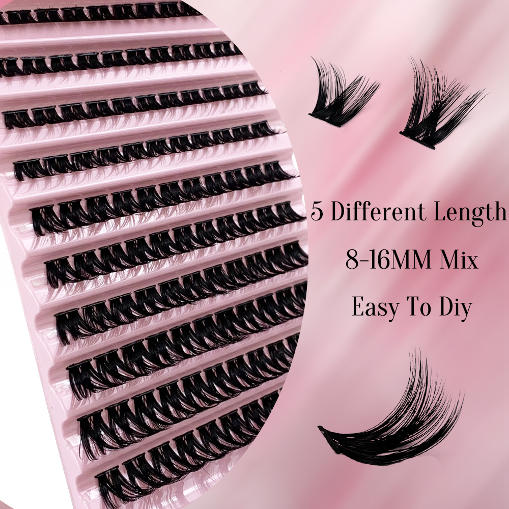 Cluster Eyelashes Mixed Lengths (3)