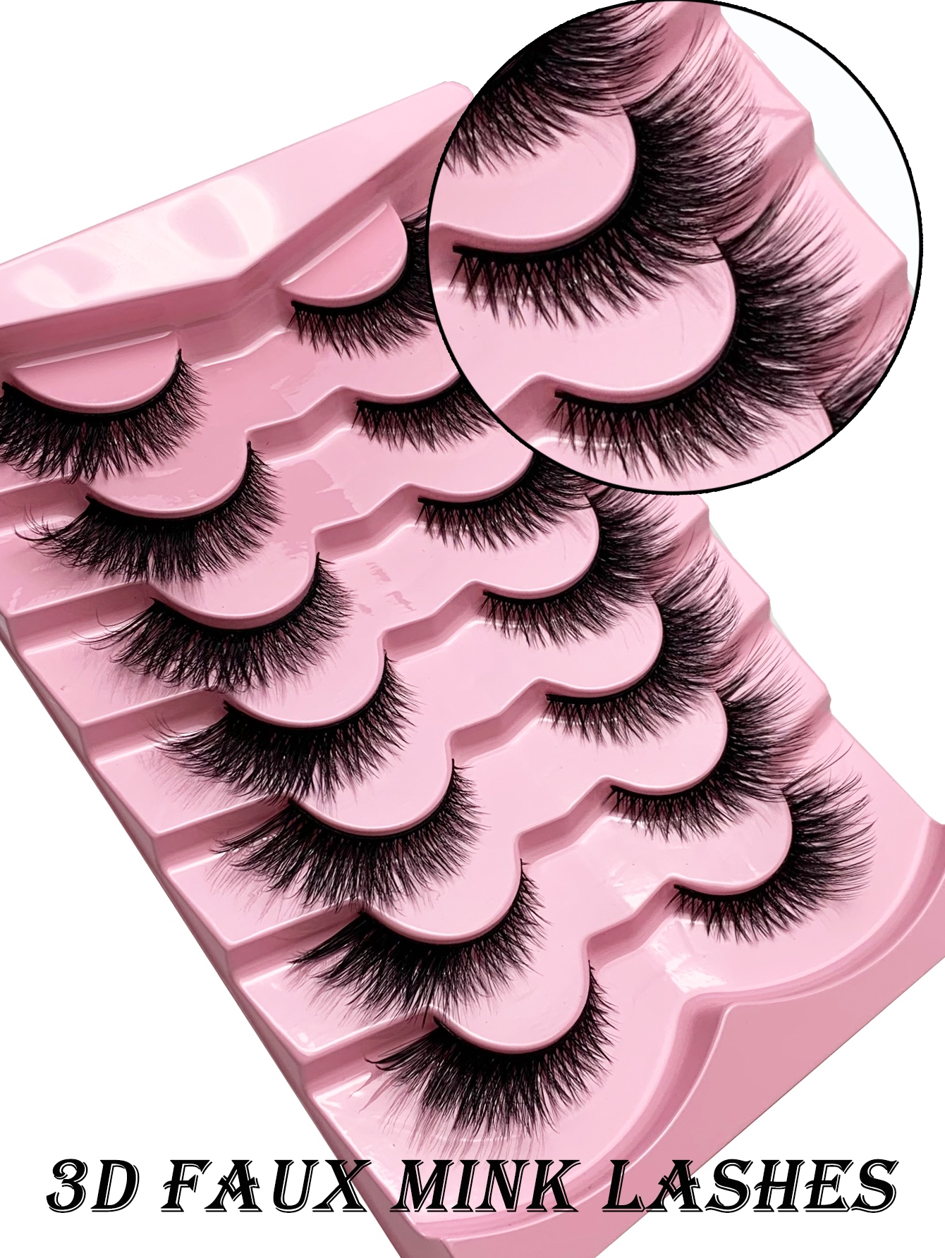 Hinarin Cat Eye Lashes – Winged End Elongated Eyelashes (7 Pairs) (10)