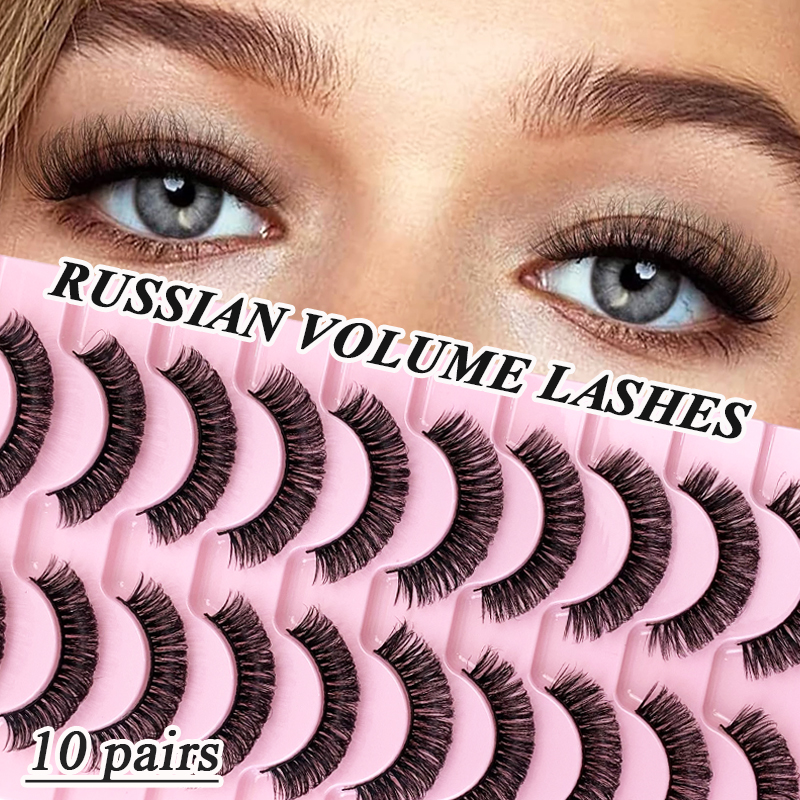 Russian Strip Lashes Fluffy Mink – 10 Pairs of 3D Volume Handmade Fake Eyelashes (1).jpg