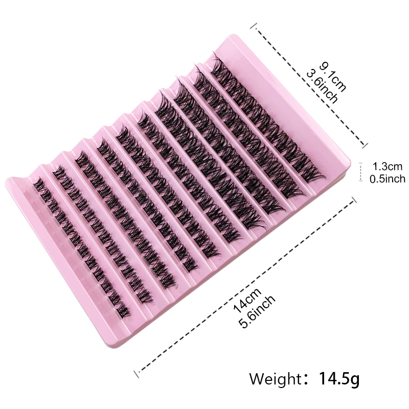 Cluster DIY Eyelashes 100 pcs (3)