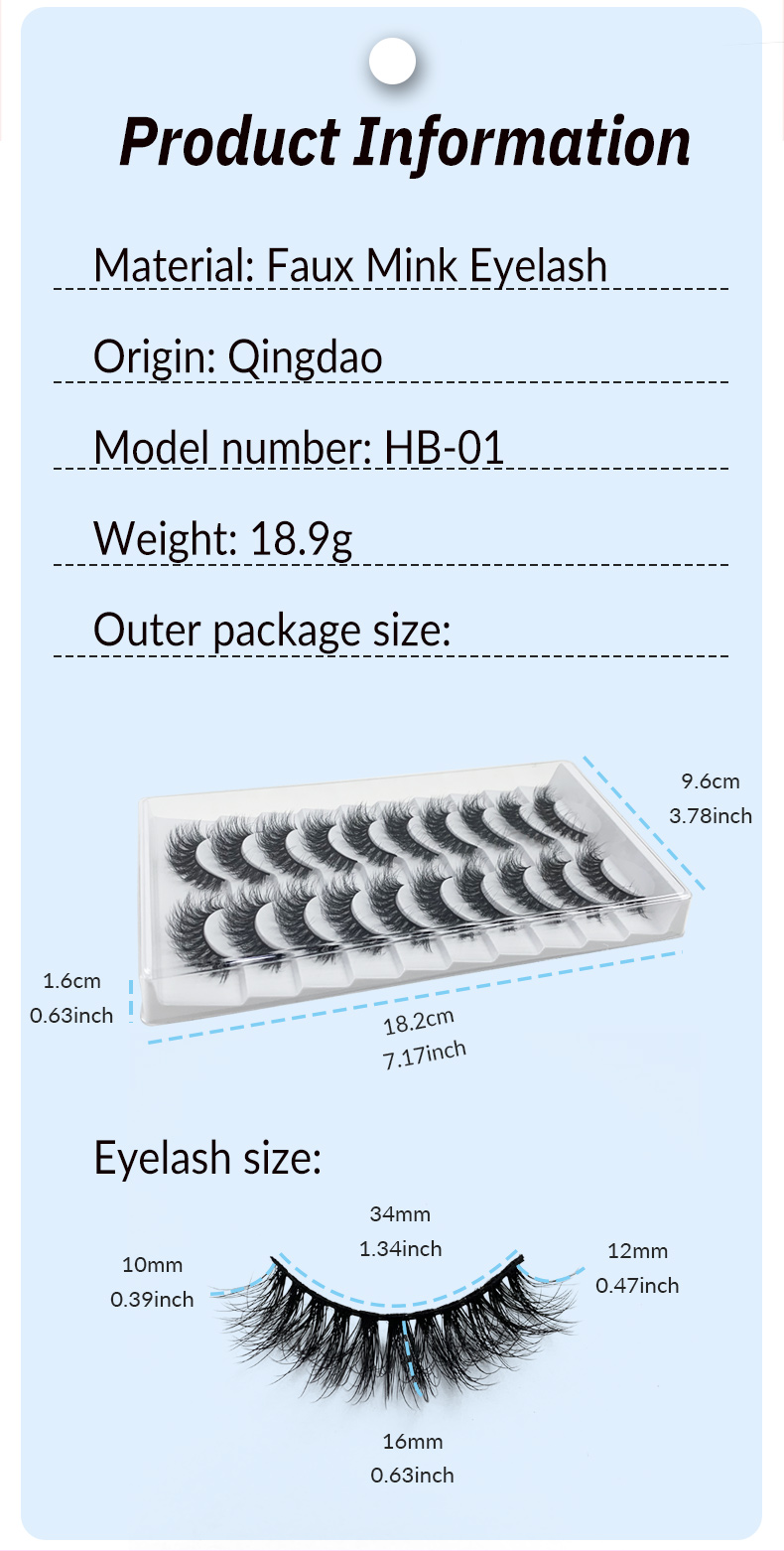 Hinarin Fluffy Handmade Eyelashes – Natural, Voluminous & Reusable Luxury (11)