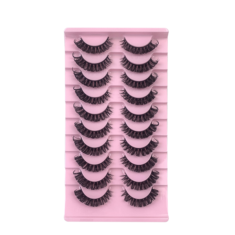 Russian Eyelashes Strip Lashes – DD Curl, 10 Pairs, Mink & Reusable
