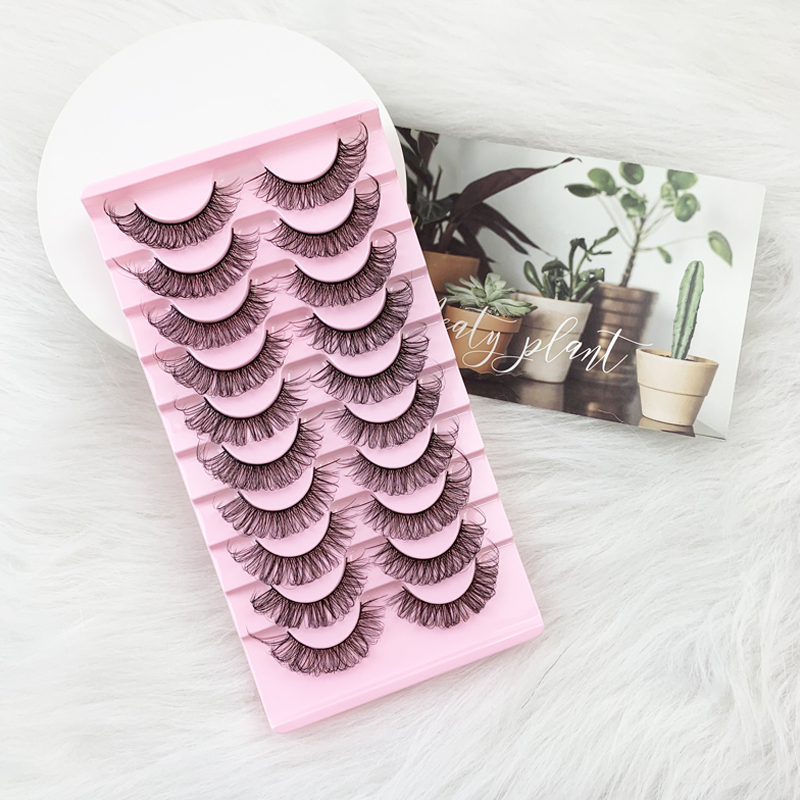 Russian Full Strip Volume Fake Eyelashes – DD Curl, 10 Pairs, Mink 3D False Eyelashes (9mm-15mm, Reusable, Thick Style) (2).jpg