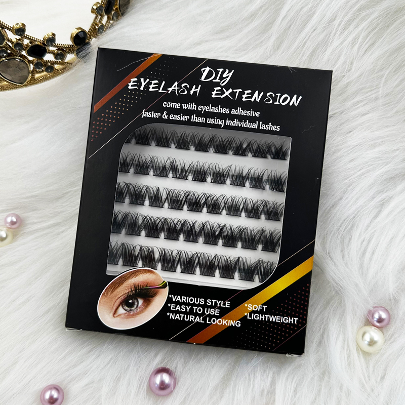 DIY Cluster False Lashes 45 Pcs Eyelash Set With Tweezers (3)