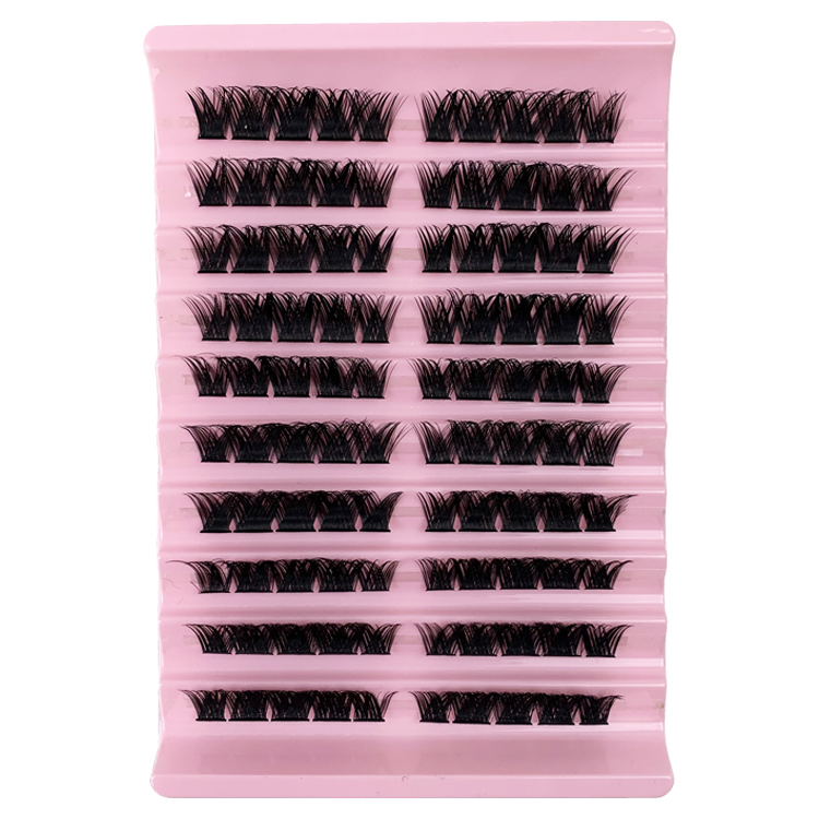 Mink Cluster Eyelash Extensions 100 Pcs Fluffy Soft DIY Individual Lashes Segmented Natural Long Self Adhesive Make Up Cilias (7).jpg