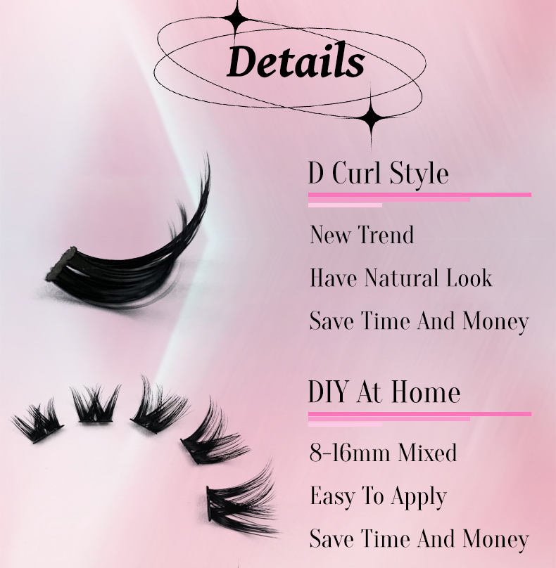 Cluster Eyelashes Mixed Lengths (3)