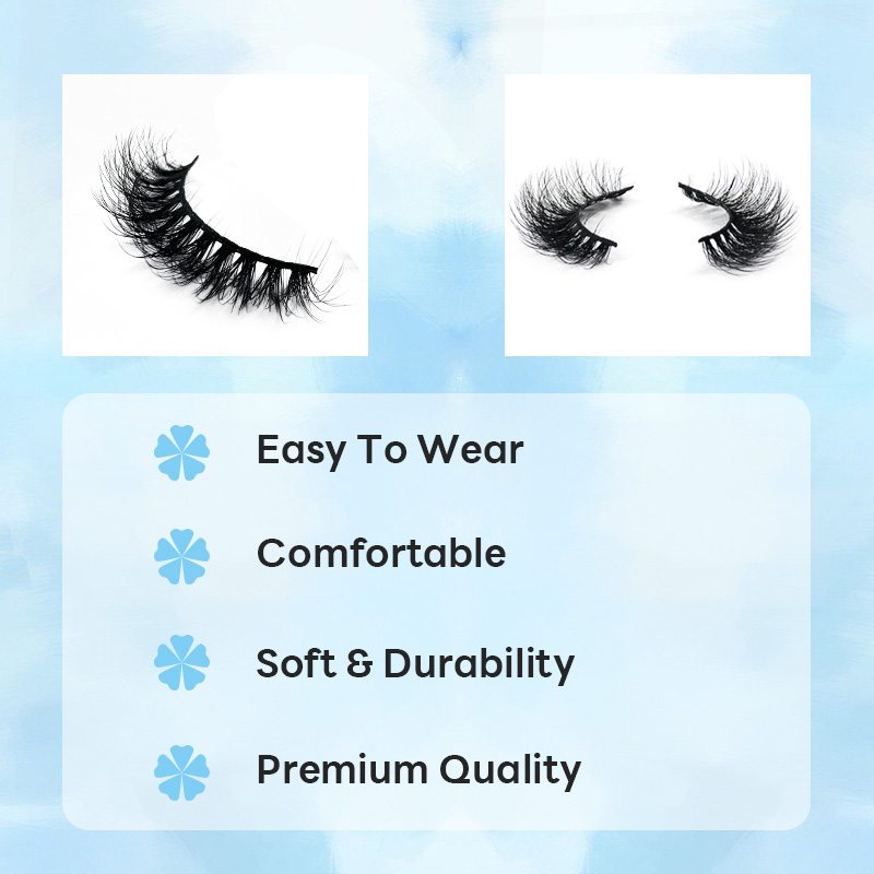 Hinarin Fluffy Handmade Eyelashes – Natural, Voluminous & Reusable Luxury (5)