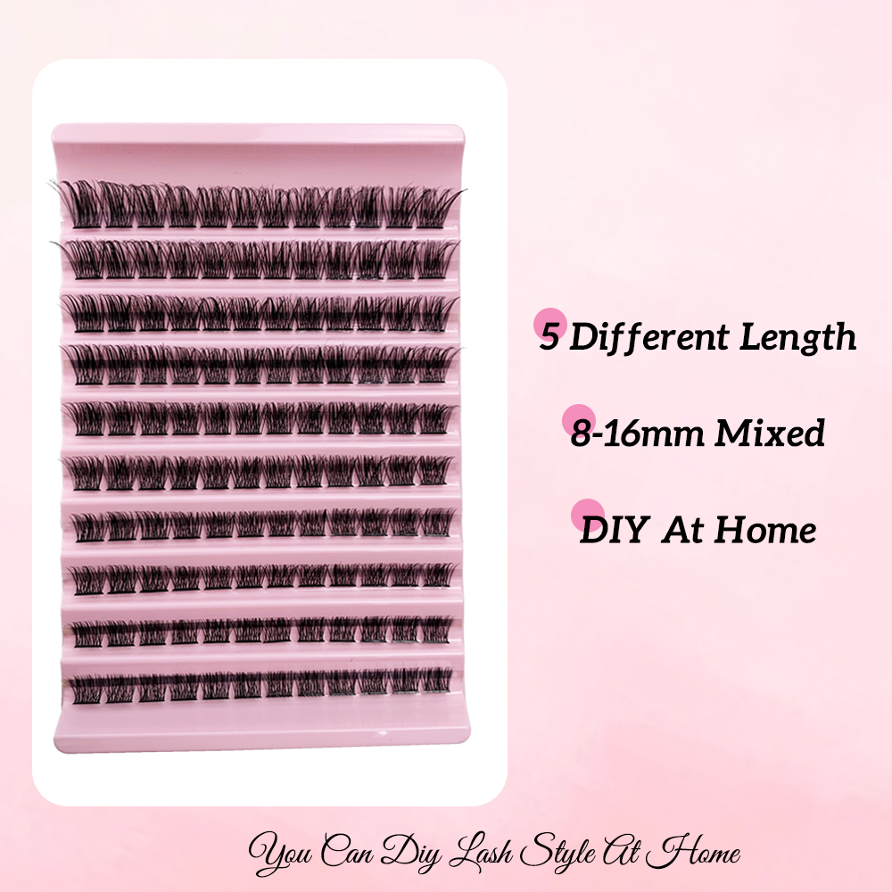 DIY Cluster Lashes Natural Long Soft (5)