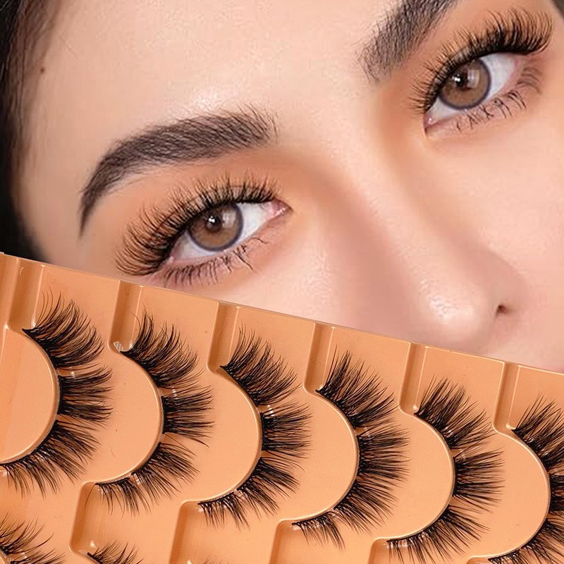Hinarin 7 Pairs Fluffy Soft Eyelashes – Natural, Long & Reusable False Lashes (2)