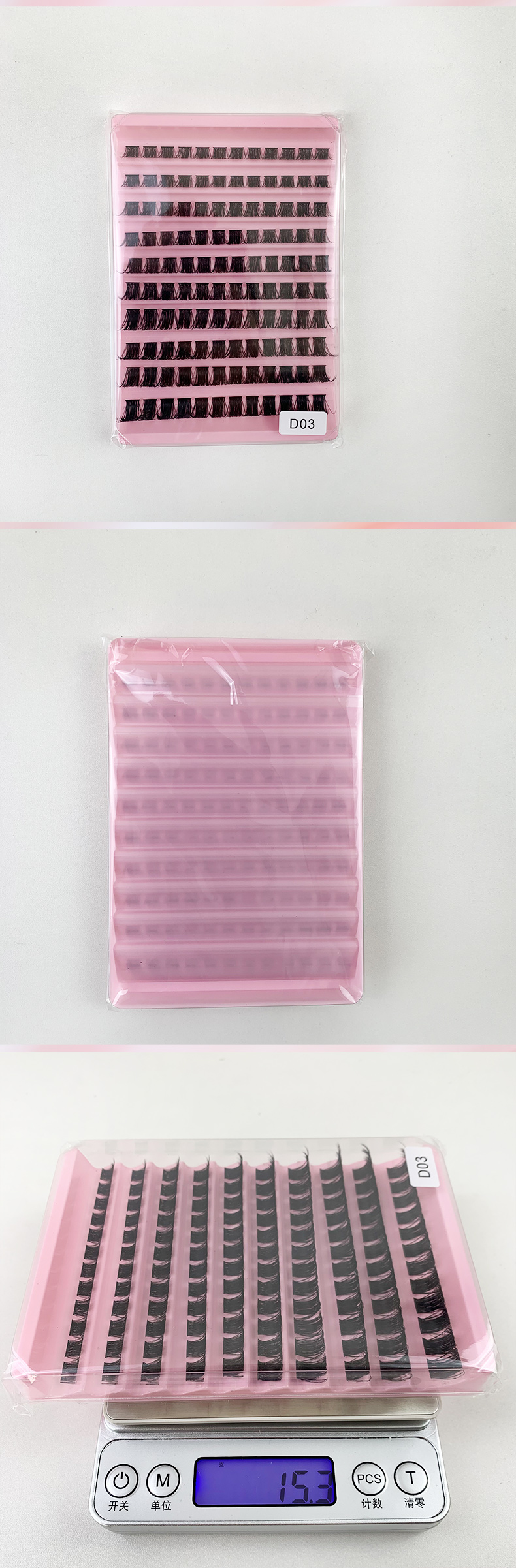 DIY Cluster Eyelash Extensions Mixed (5)