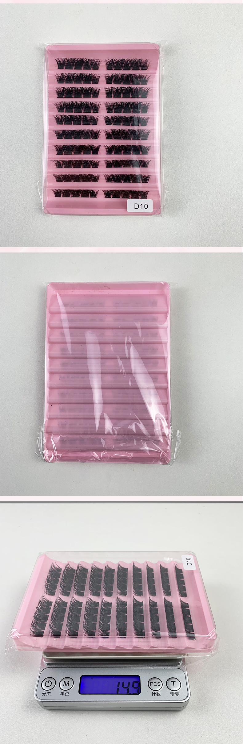 Mink Cluster Eyelash Extensions 100 Pcs Fluffy Soft DIY Individual Lashes Segmented Natural Long Self Adhesive Make Up Cilias (7)