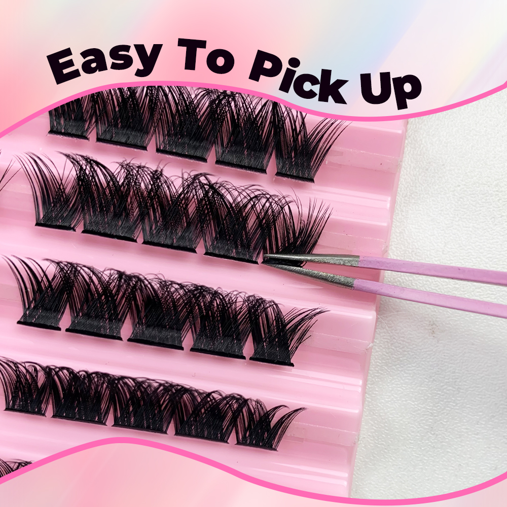 Mink Cluster Eyelash Extensions 100 Pcs Fluffy Soft DIY Individual Lashes Segmented Natural Long Self Adhesive Make Up Cilias (2).jpg