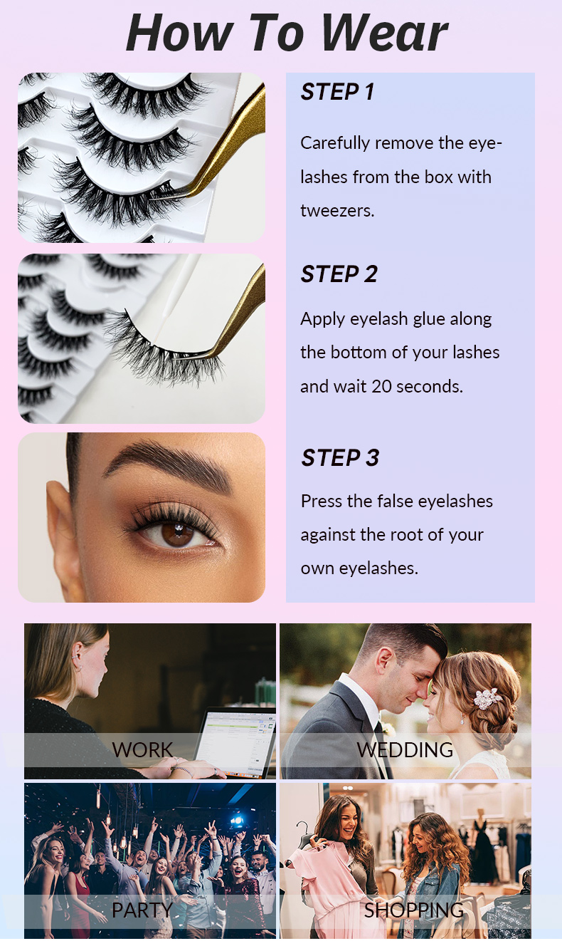 Hinarin Fluffy Handmade Eyelashes – Natural, Voluminous & Reusable Luxury (13)
