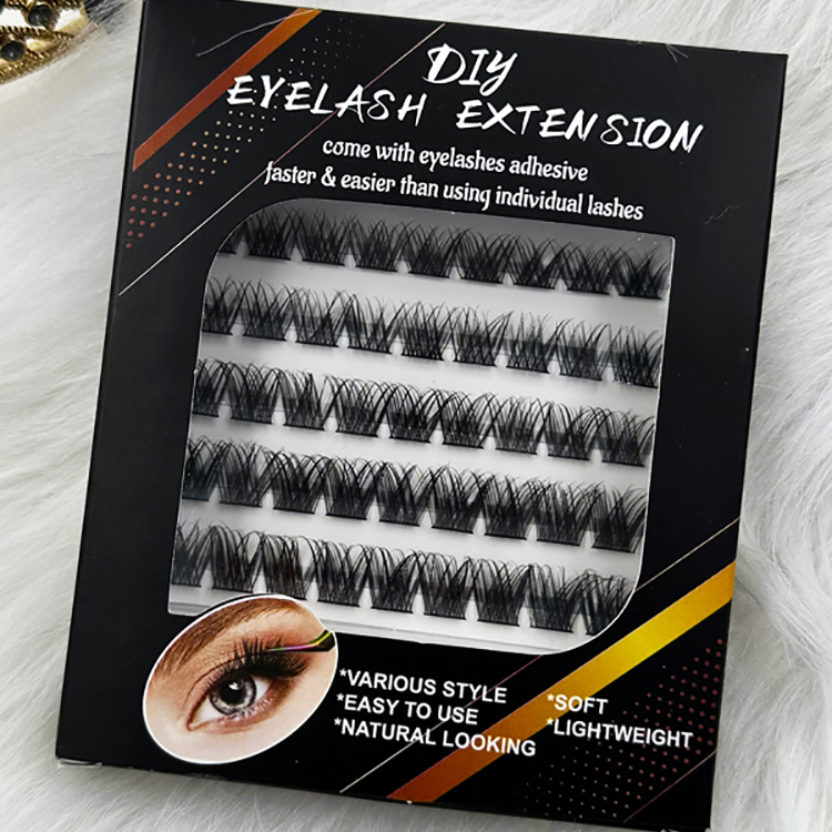 DIY Cluster False Lashes 45 Pcs Eyelash Set With Tweezers (6)