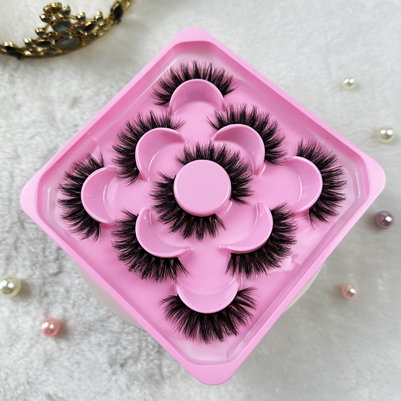 Luxurious Faux Mink Eyelashes – 5 Pairs of Reusable, Fluffy 3D Russian Volume Lashes (5).jpg