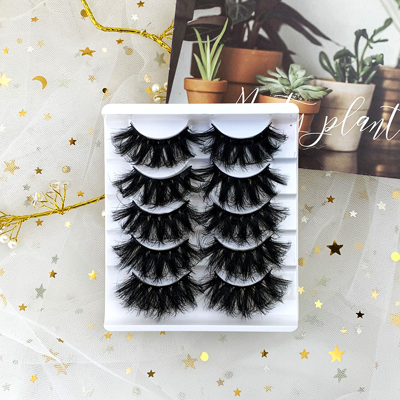 Hinarin 5 Pairs Eyelashes Grafting – Luxurious Mink Fluffy Lashes for a Natural, Voluminous Look (6).jpg