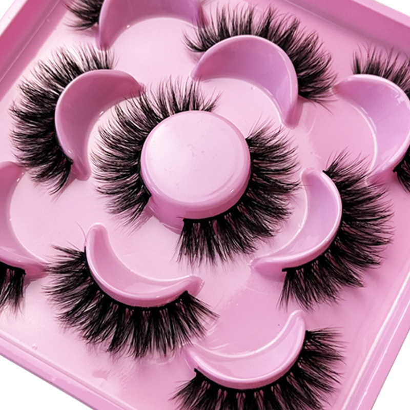 Luxurious Faux Mink Eyelashes – 5 Pairs of Reusable, Fluffy 3D Russian Volume Lashes (7).jpg