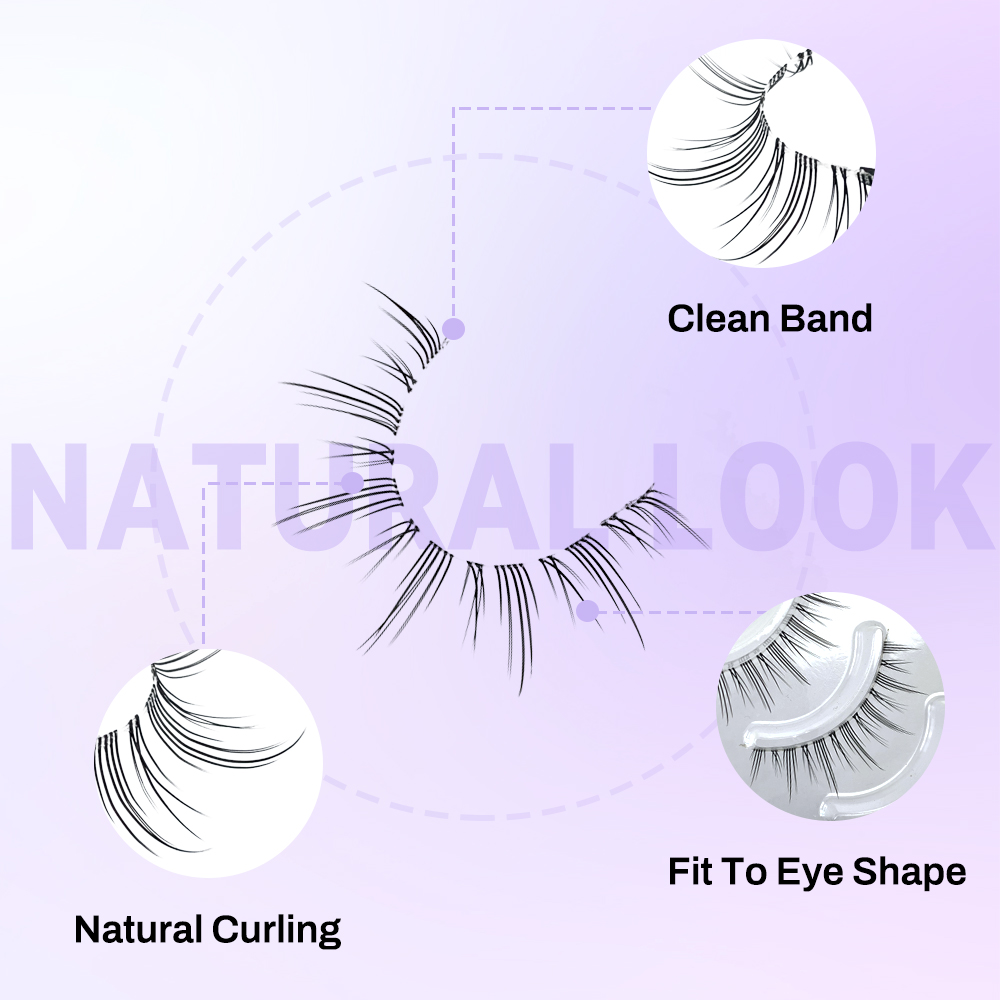Natural Long False Eyelashes – 5 Pairs with Transparent Band for Effortless Beauty (5).jpg
