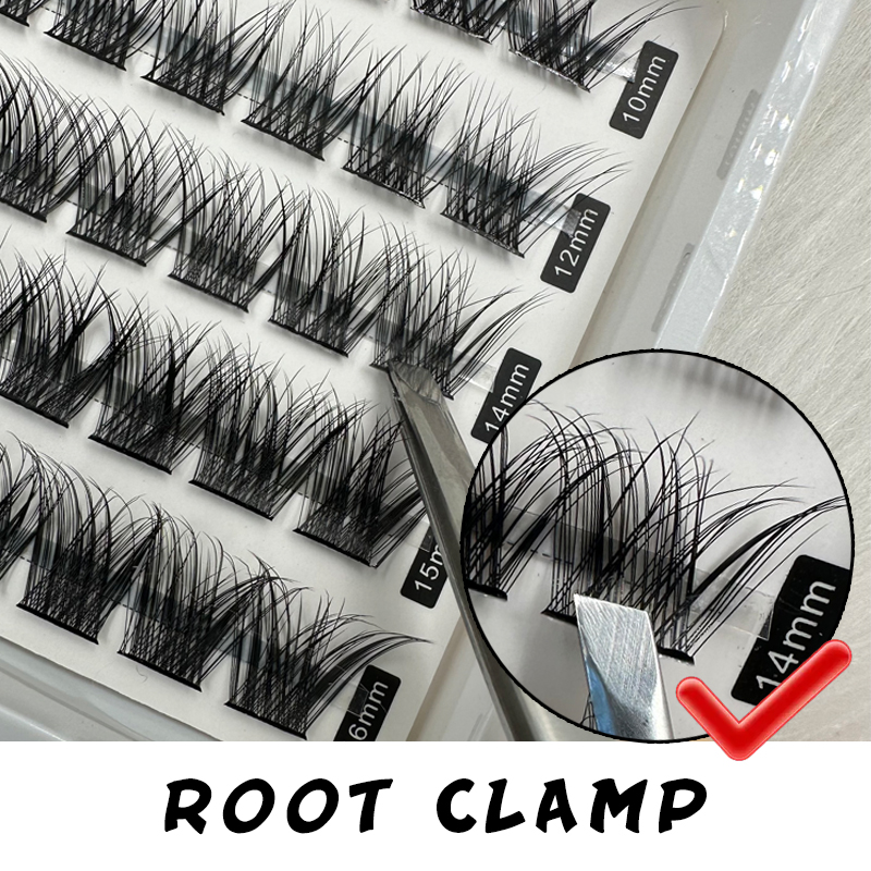 DIY Cluster False Lashes 45 Pcs Eyelash Set With Tweezers (9)