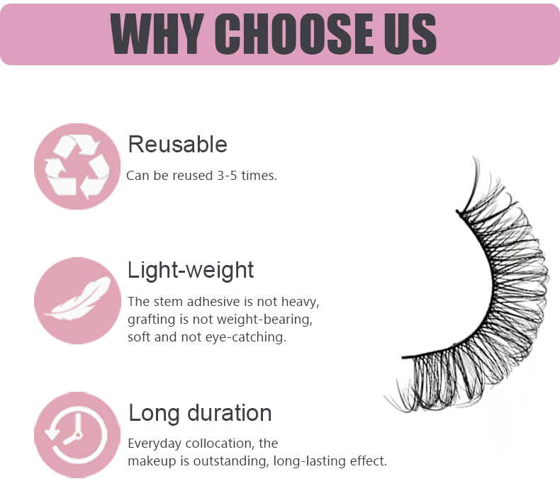 Russian Full Strip Volume Fake Eyelashes – DD Curl, 10 Pairs, Mink 3D False Eyelashes (9mm-15mm, Reusable, Thick Style) (8)
