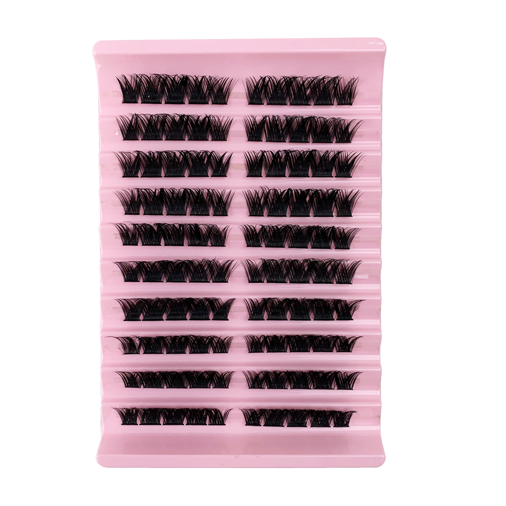 Mink Cluster Eyelash Extensions 100 Pcs Fluffy Soft DIY Individual Lashes Segmented Natural Long Self Adhesive Make Up Cilias (6).jpg