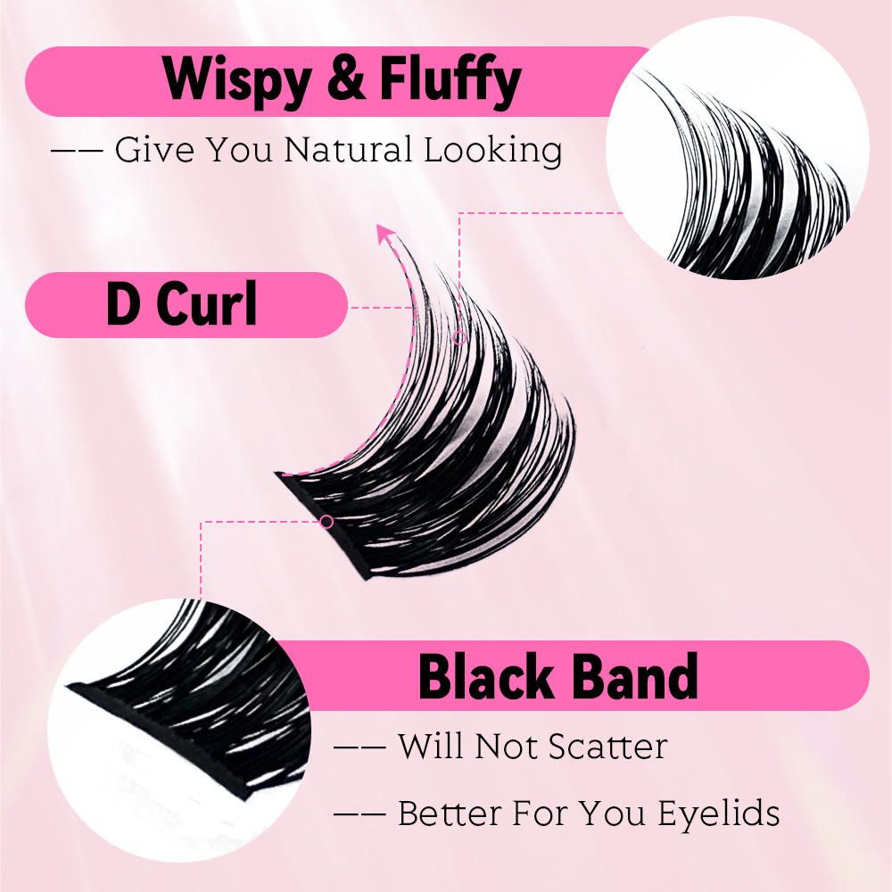 Cluster Lashes Extension Wholesale (2)