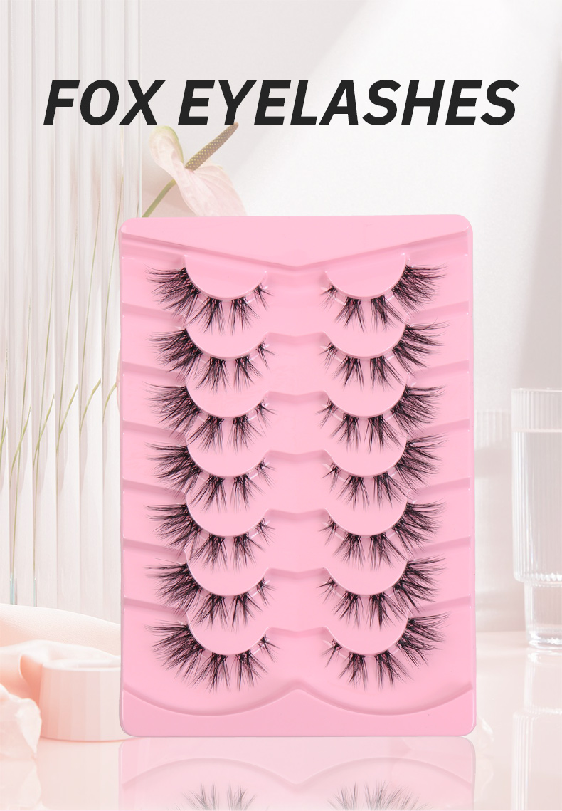 Hinarin Fox Eyes Eyelashes – Fluffy, Wispy & Naturally Glamorous-1 (1)