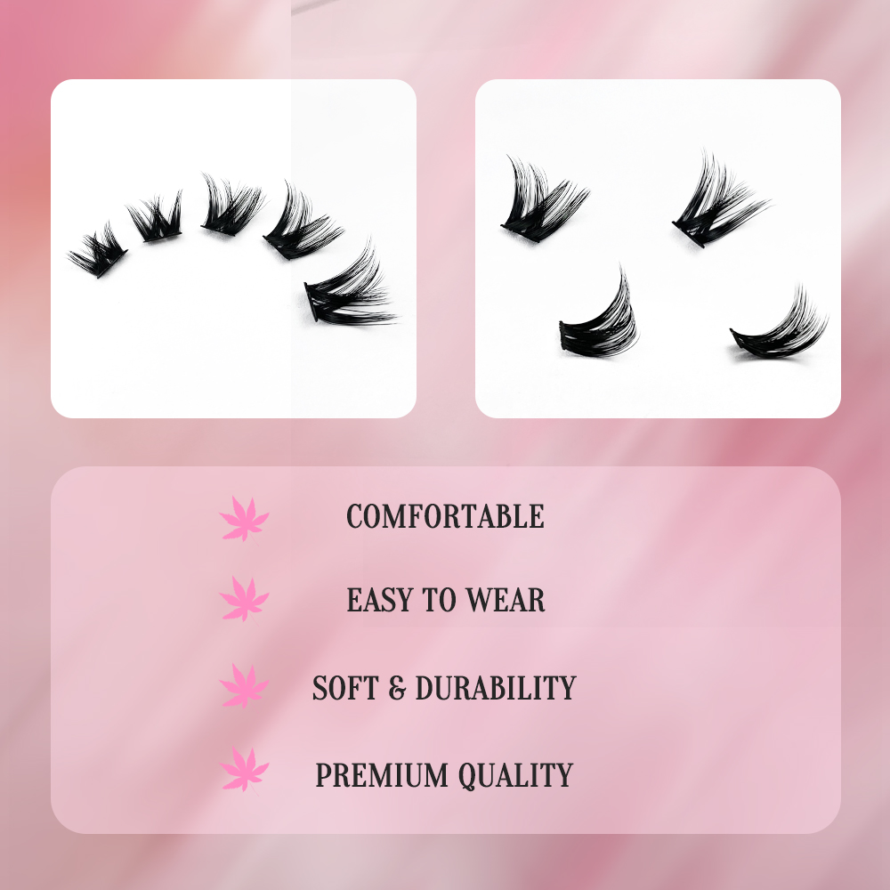 Cluster Eyelashes Mixed Lengths (5)