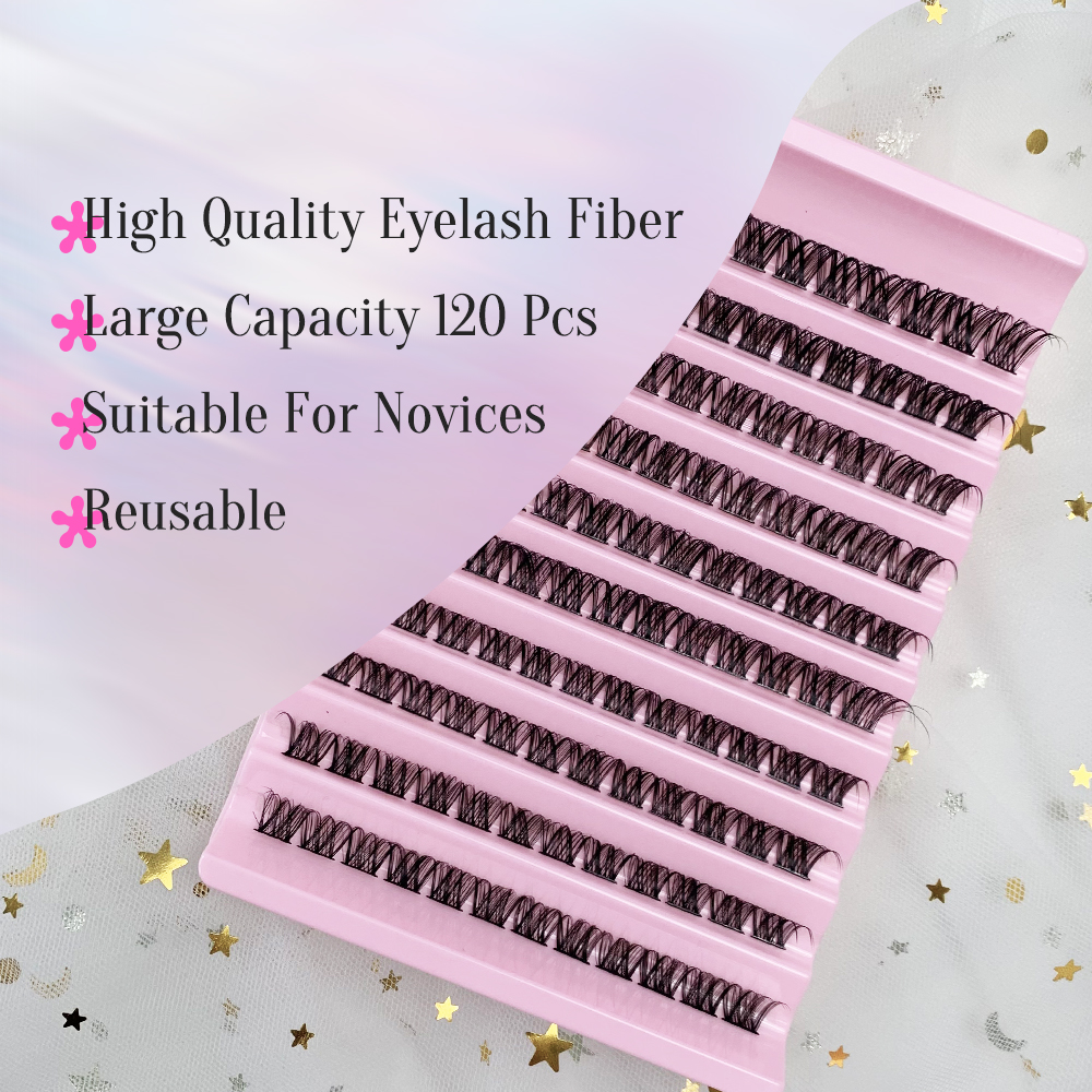 Natural Long Cluster Eyelashes (5)