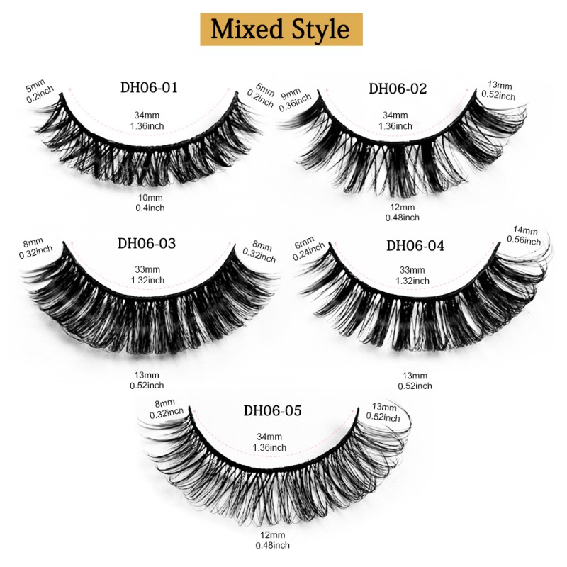 New Russian False Lashes – 10 Pairs, 3D Fluffy Volume, Reusable Mink Strip Eyelashes   (2).jpg