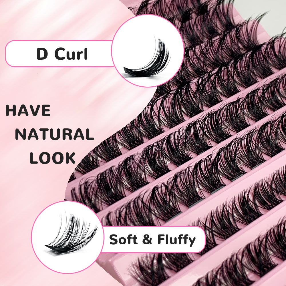 Individual DIY Cluster Lashes 120 (5)