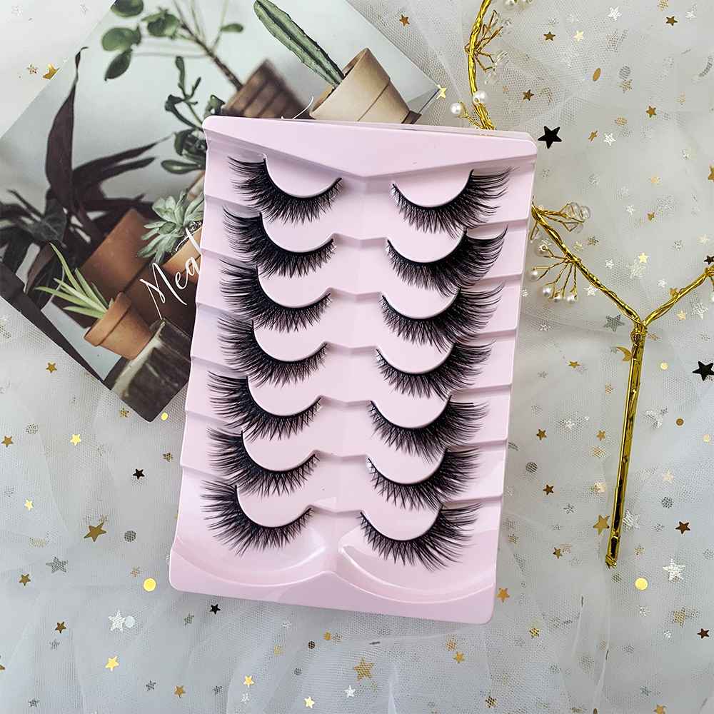 Cat Eye Winged End Fake Eyelashes – 7 Pairs Fox Lashes (1).jpg