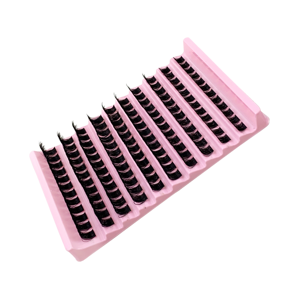 DIY Cluster Eyelash Extensions Mixed Length Faux Individual 3D Volume Natural Long Eye Lashes Mink False Soft Self-Adhesive Lash (1)