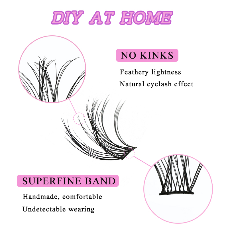 DIY Cluster Lashes Volume Natural (5)