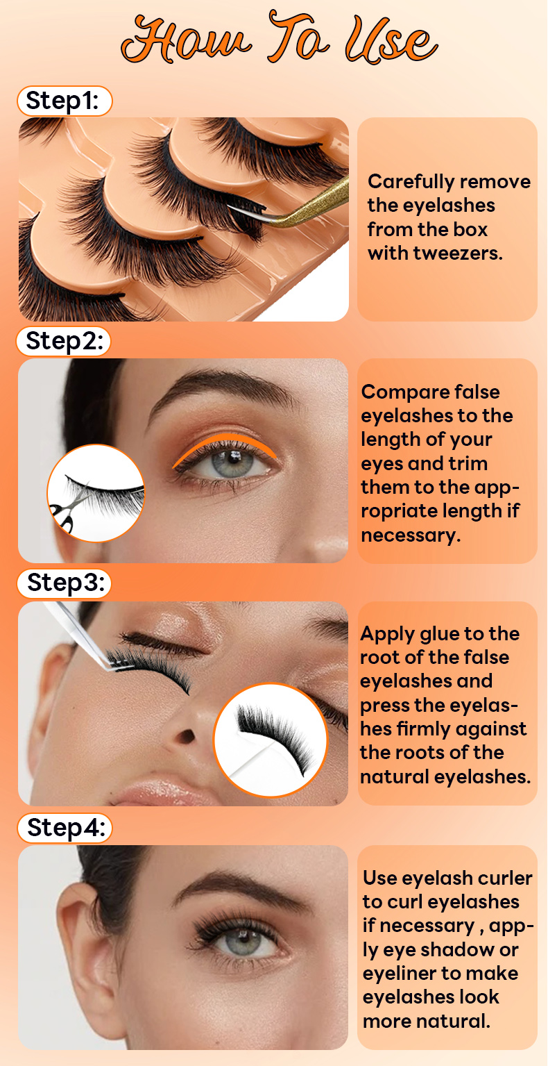 Hinarin Fox Eye Eyelashes – 3D Angel Wing False Lashes for a Mesmerizing Gaze (13)